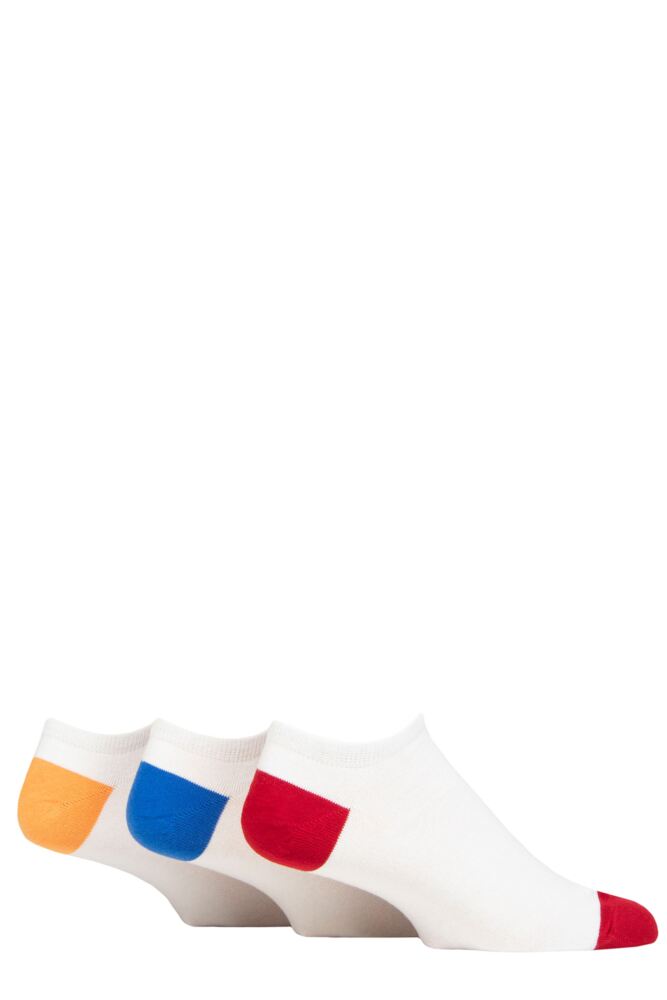 Sockshop PringleMens Cotton Plain & Patterned Secret Socks 3-Pair