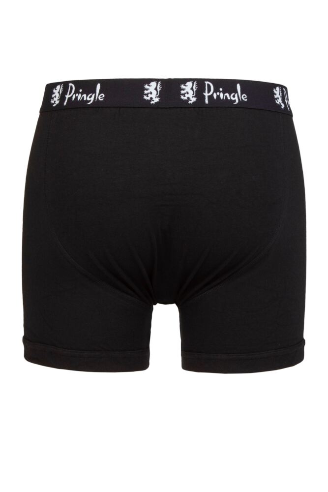 Sockshop PringleMens Cotton William Button Front Boxer Shorts 3-Pack