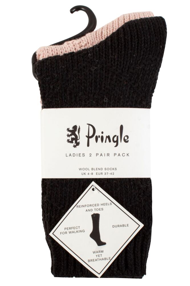 sockshop PringleWomens Classic Fashion Boot Socks 2-Pair