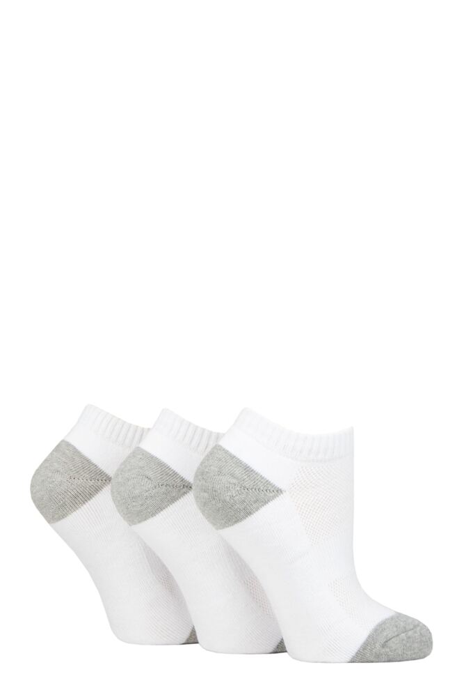 Sockshop PringleWomens Cotton Johanne Cushion Trainer Socks 3-Pair