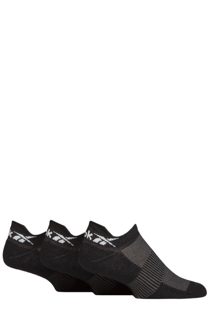 Sockshop ReebokMens & Womens Cotton Essentials Trainer Socks 3-Pair