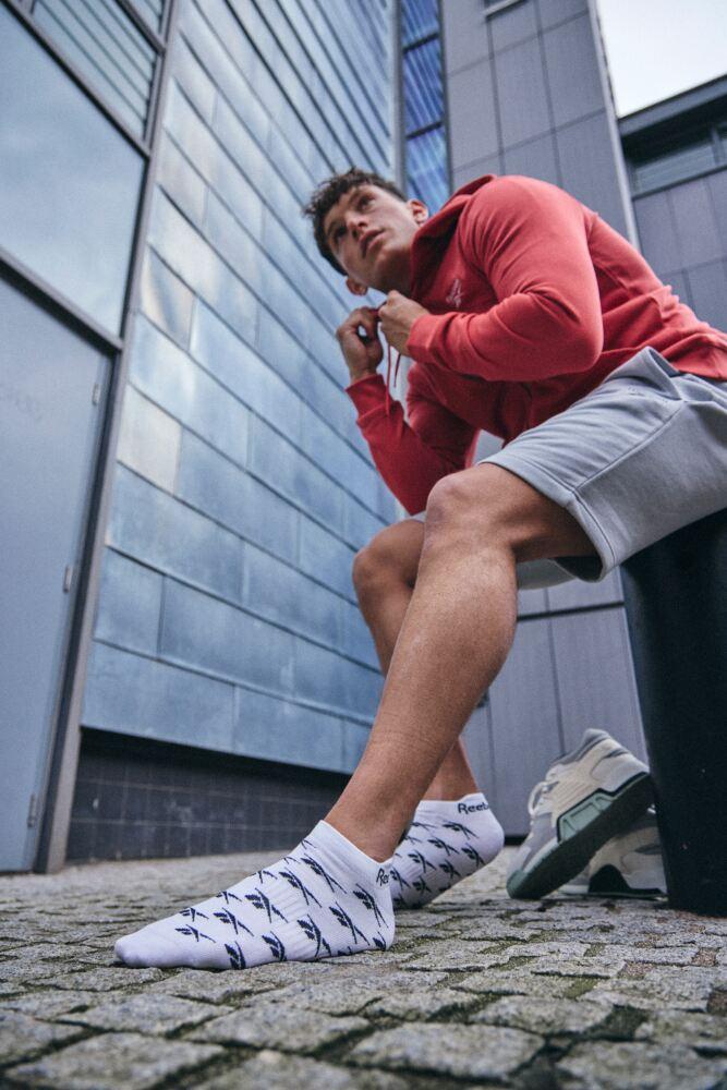 Sockshop ReebokMens & Womens Cotton Essentials Trainer Socks With Arch Support 3-Pair