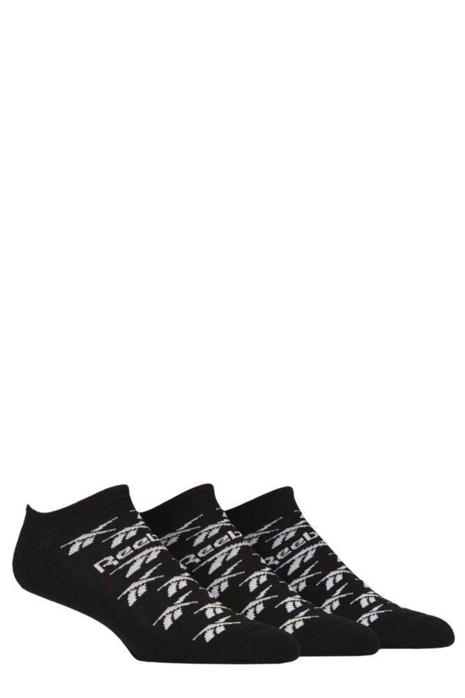 Sockshop ReebokMens & Womens Cotton Essentials Trainer Socks 3-Pair