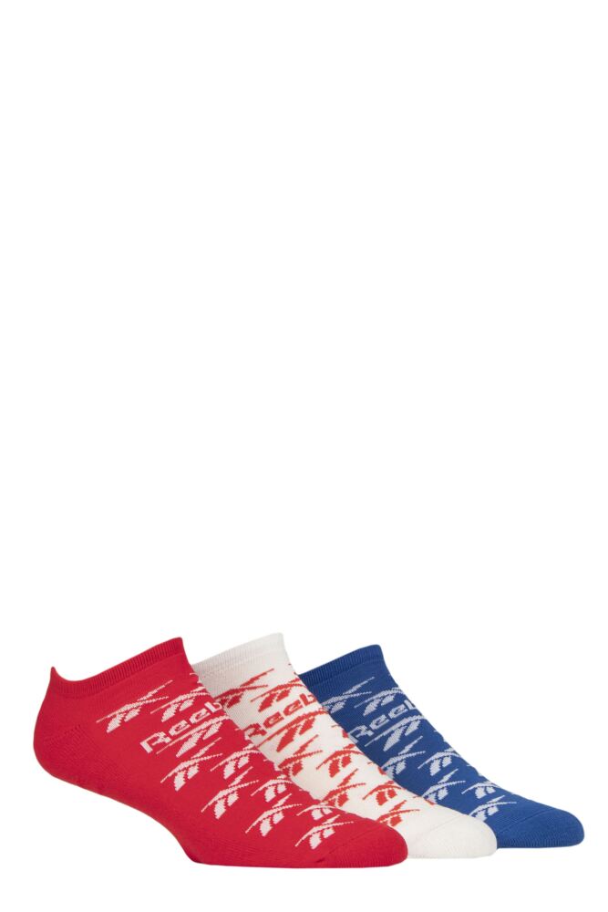 Sockshop ReebokMens & Womens Cotton Essentials Trainer Socks 3-Pair