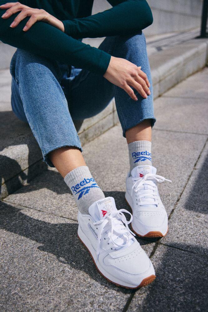 Sockshop ReebokMens & Womens Cotton Foundation Ankle Socks 3-Pair