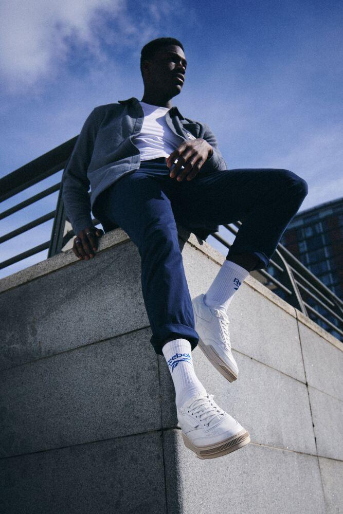 Sockshop ReebokMens & Womens Cotton Foundation Crew Socks 3-Pair