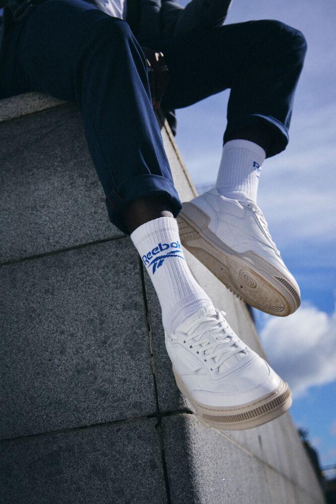 Sockshop ReebokMens & Womens Cotton Foundation Crew Socks 5-Pair