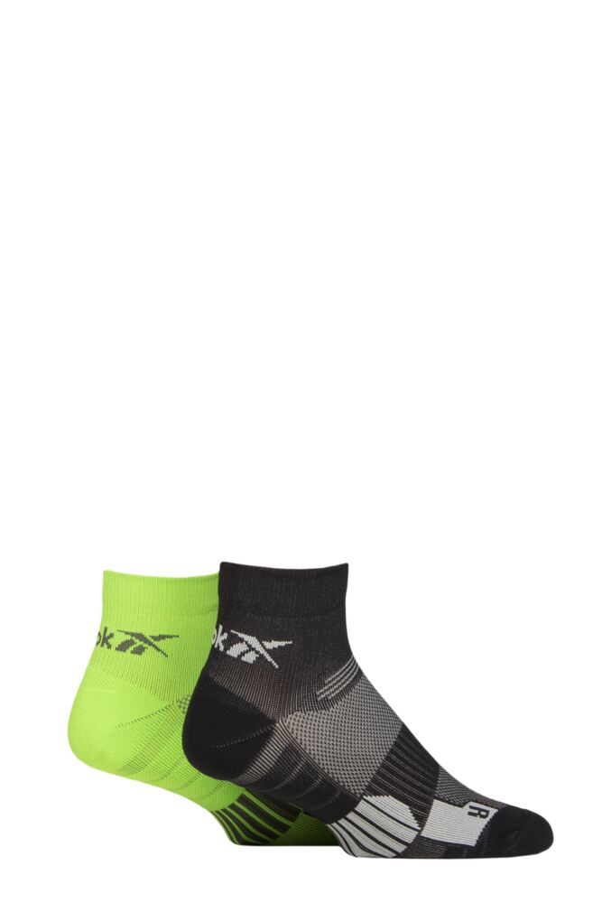 Sockshop ReebokMens & Womens Technical Ankle Cycling Socks 2-Pair