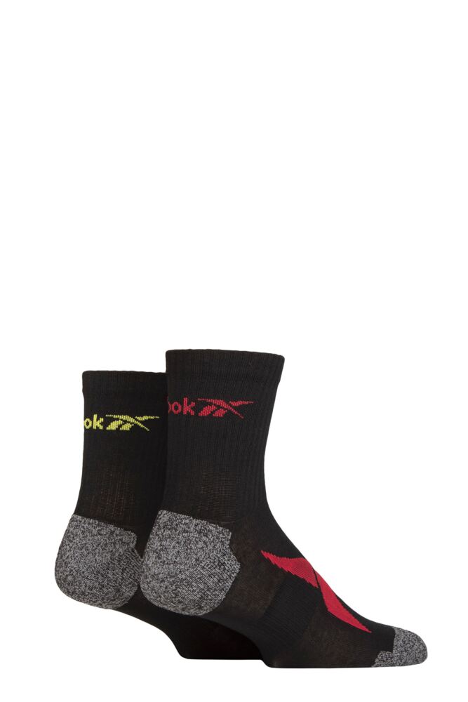 Sockshop ReebokMens & Womens Technical Ankle Running Socks 2-Pair