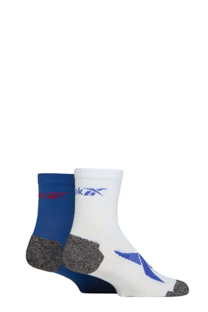 Sockshop ReebokMens & Womens Technical Ankle Running Socks 2-Pair