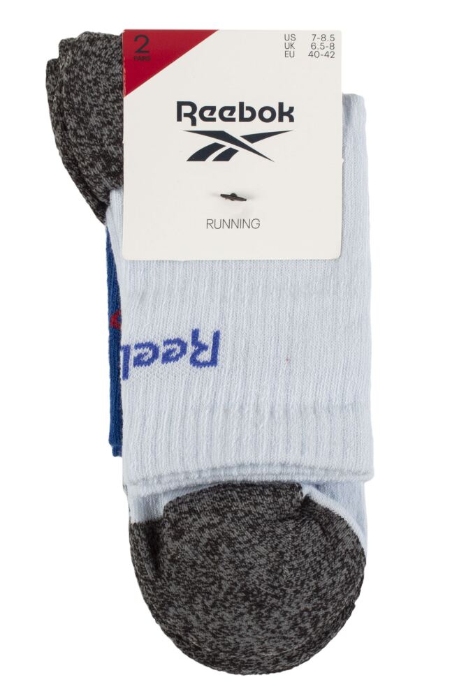 sockshop ReebokMens & Womens Technical Ankle Running Socks 2-Pair