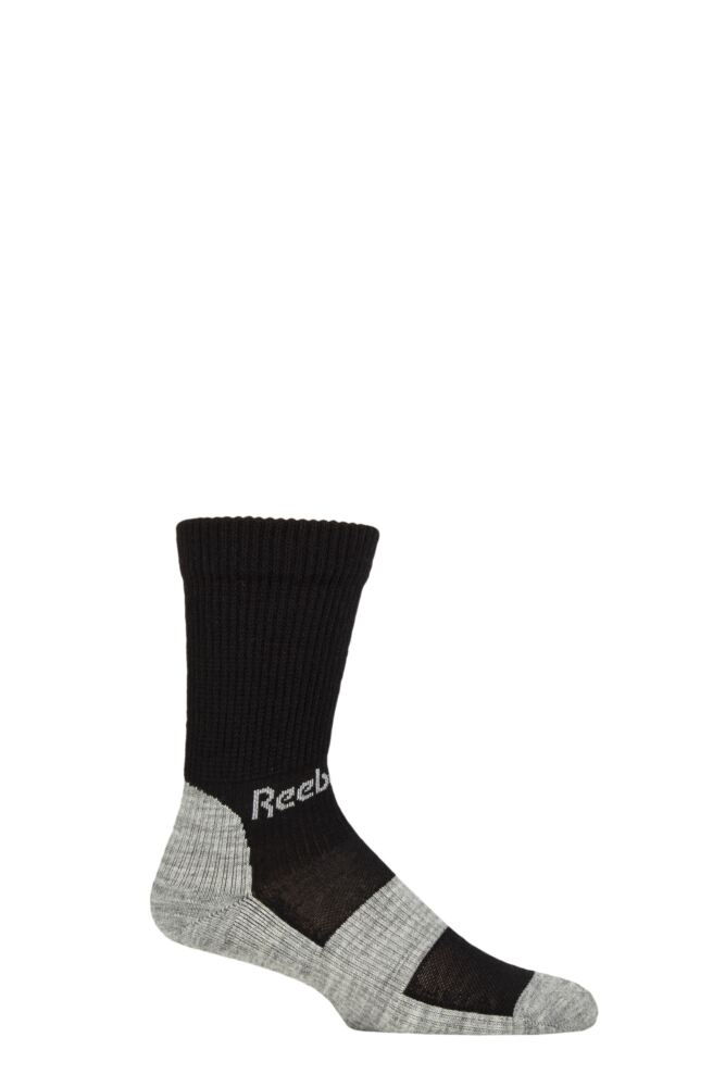 Sockshop ReebokMens & Womens Technical Wool Crew Trekking Socks