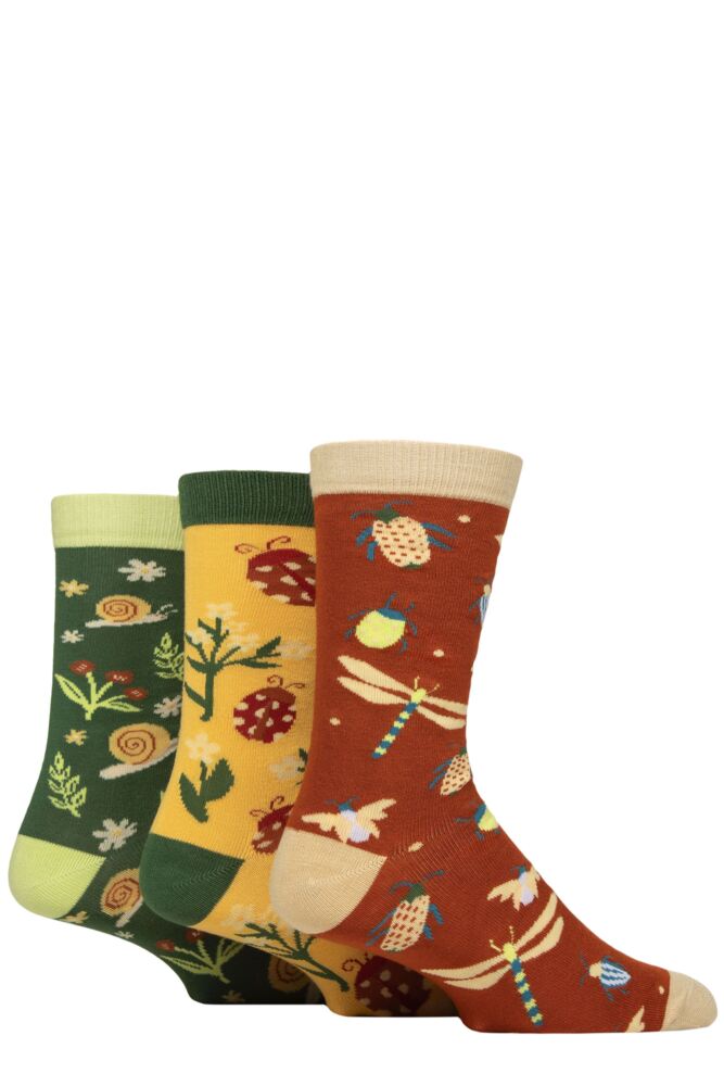 Sockshop Shared EarthMens & Women's It’s An Insects World Bamboo Socks Gift Box – 3 Pair