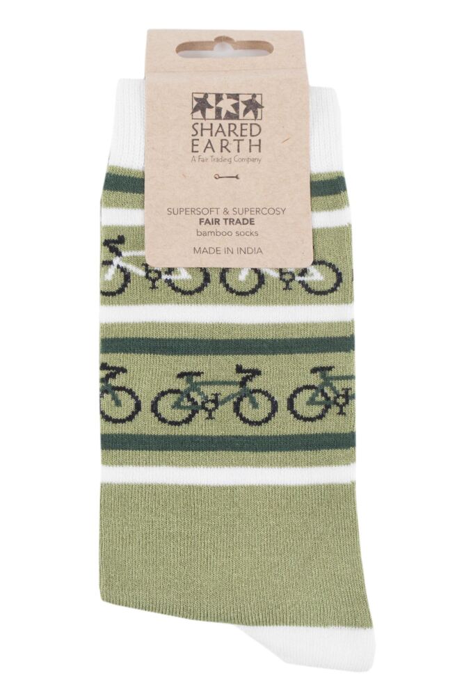 sockshop Shared EarthMens & Womens Fair Trade Bamboo Bicycle Socks