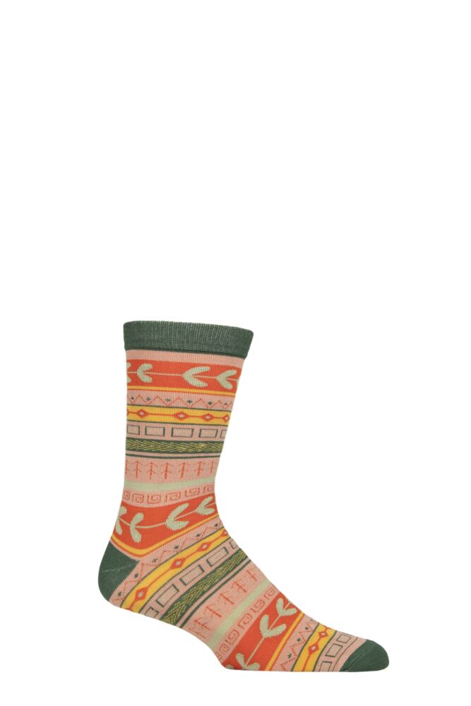 Sockshop Shared EarthMens & Womens Fair Trade Bamboo Indian Inspired Socks
