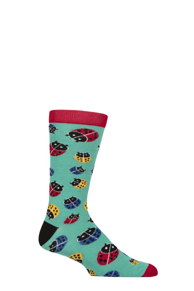 Sockshop Shared EarthMens & Womens Fair Trade Bamboo Ladybird Socks