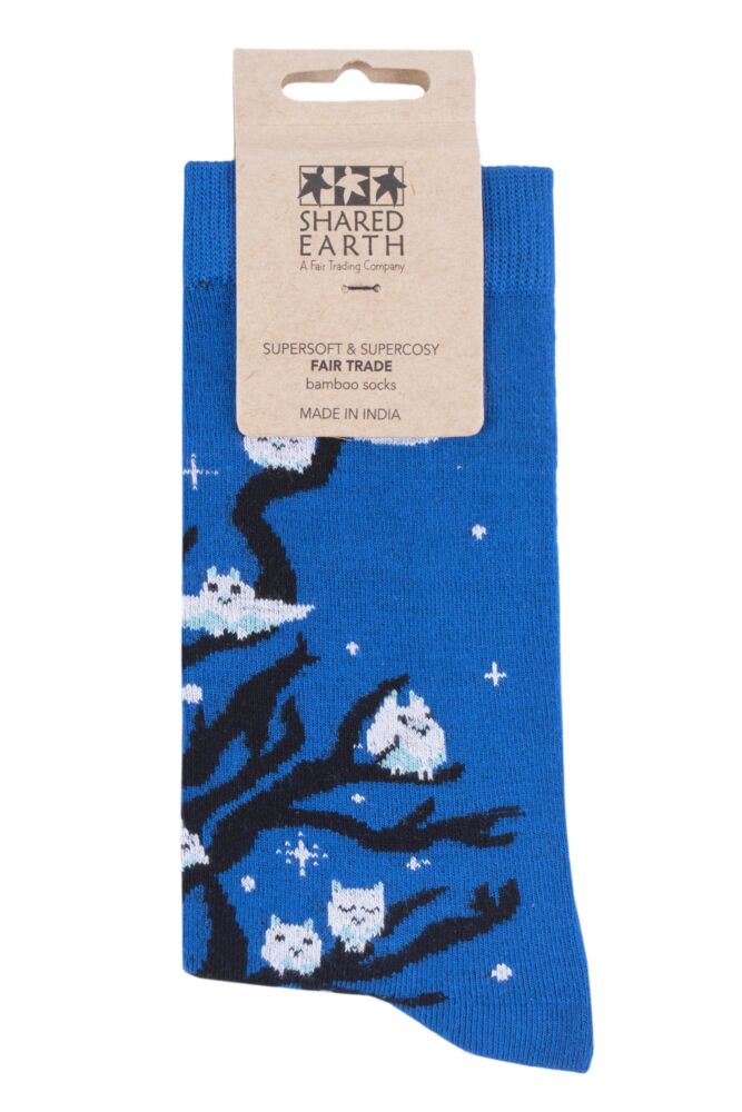 sockshop Shared EarthMens & Womens Fair Trade Bamboo Owl Socks