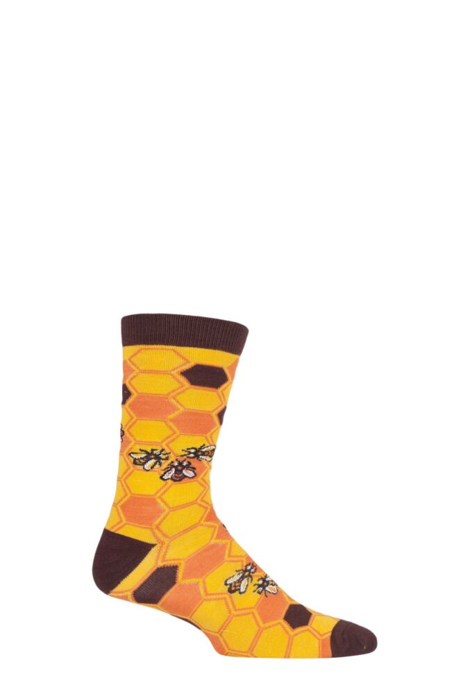 Sockshop Shared EarthMens & Womens Fair Trade Bamboo Save Our Bees Socks