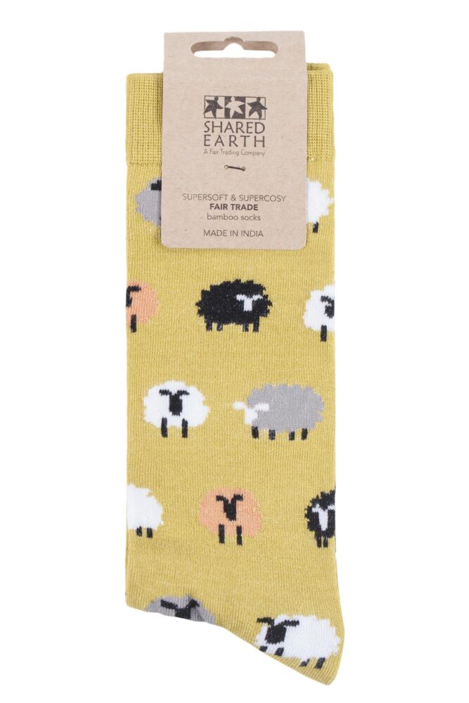 sockshop Shared EarthMens & Womens Fair Trade Bamboo Sheep Socks
