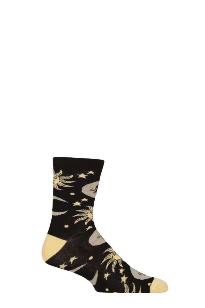 Sockshop Shared EarthMens & Womens Fair Trade Bamboo Sun Moon & Stars Socks