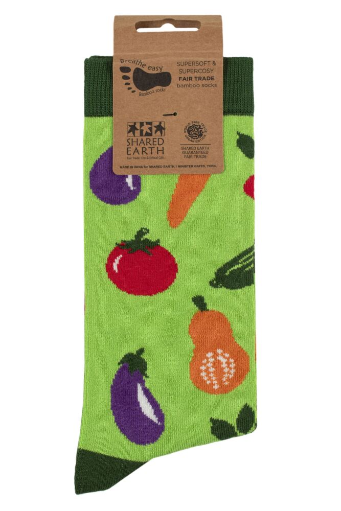 sockshop Shared EarthMens & Womens Fair Trade Bamboo Vegetable Socks
