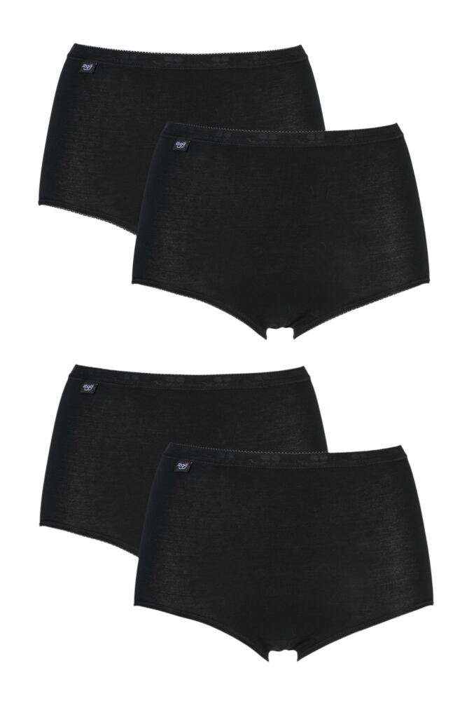 Sockshop SloggiWomens Cotton Basic+ Maxi Briefs 4-Pair