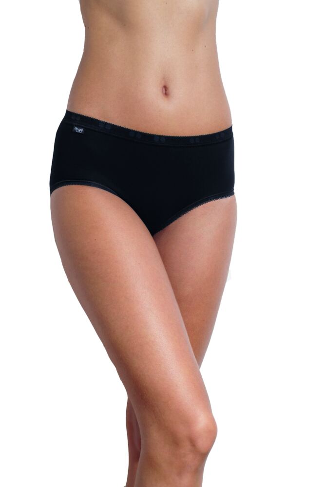 Sockshop SloggiWomens Cotton Basic Midi Briefs 3-Pair