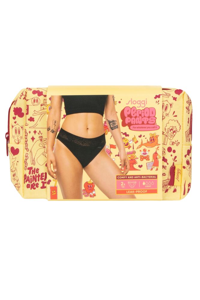 sockshop SloggiWomens Modal Period Pants Tai Light 2-Pack