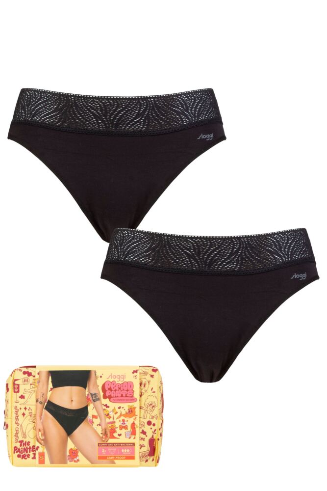 Sockshop SloggiWomens Modal Period Pants Tai Medium 2-Pack