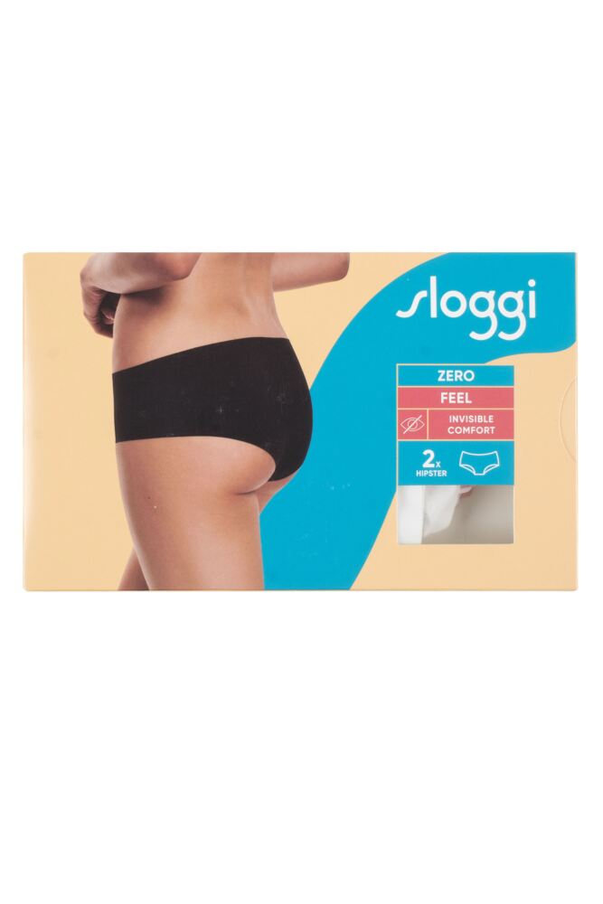 sockshop SloggiWomens Zero Feel Seamfree Hipster Knickers 2-Pack