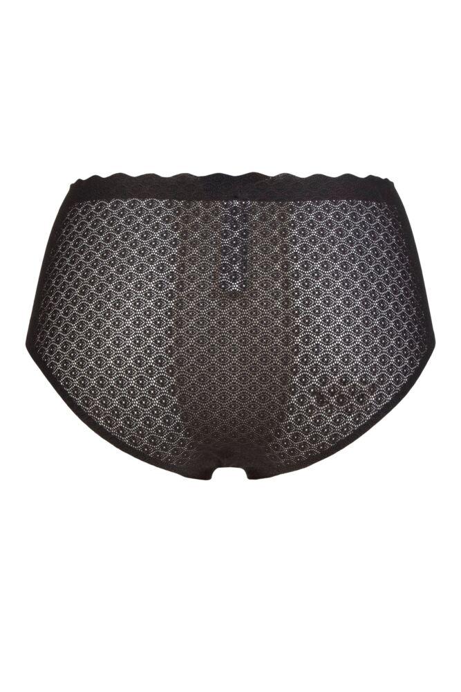 sockshop SloggiWomens Zero Feel Seamfree Lace High Waist Briefs