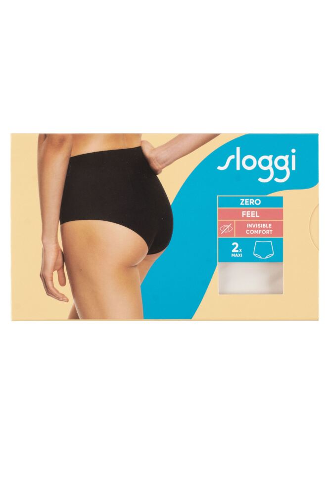 sockshop SloggiWomens Zero Feel Seamfree Maxi Knickers 2-Pack