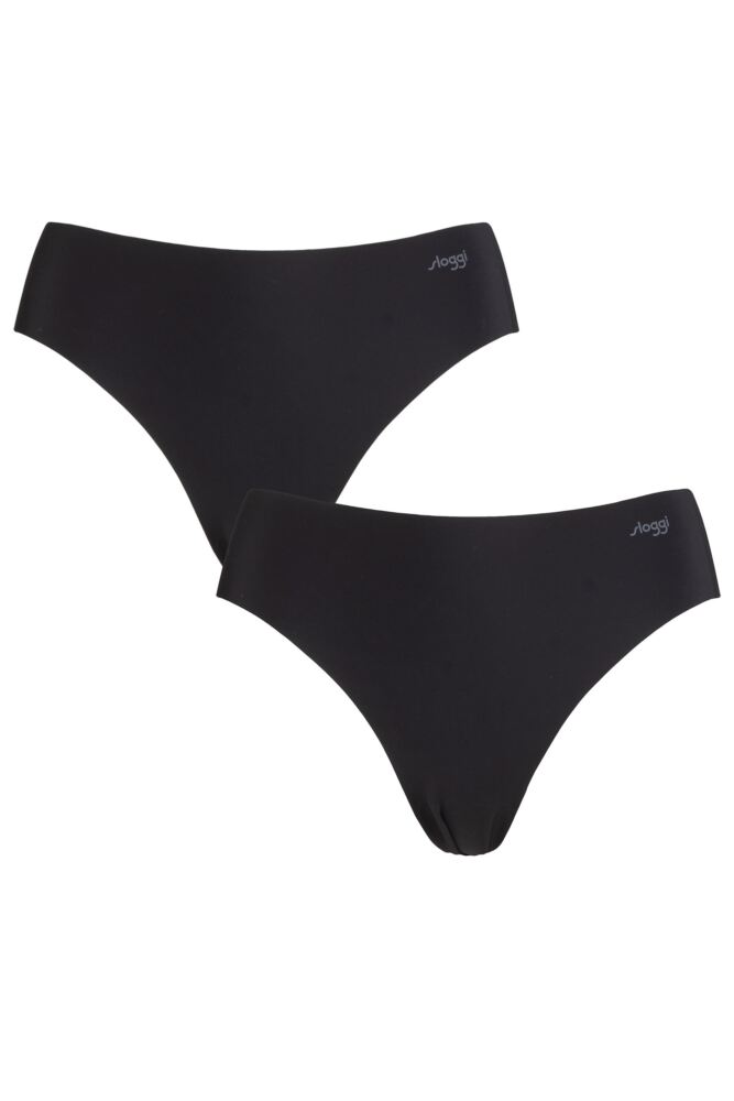 Sockshop SloggiWomens Zero Feel Seamfree Tanga Knickers 2-Pack