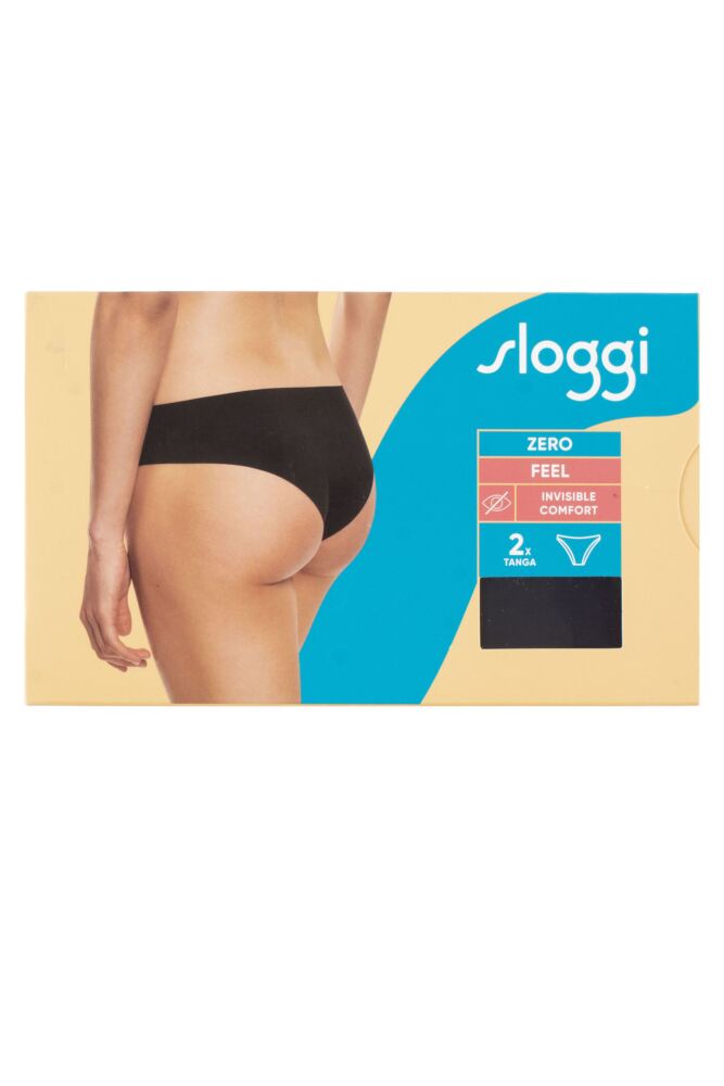 sockshop SloggiWomens Zero Feel Seamfree Tanga Knickers 2-Pack