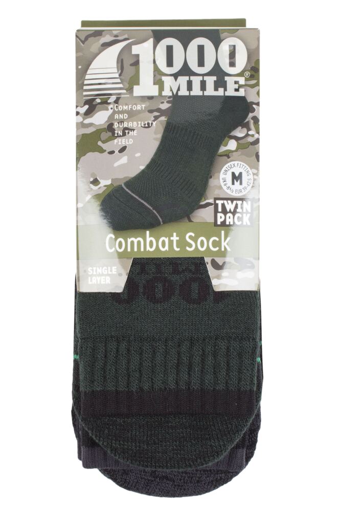 sockshop 1000 MileMens & Womens Combat Socks 2-Pair