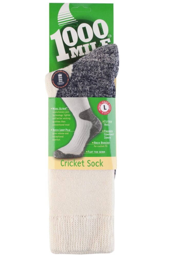 sockshop 1000 MileMens Wool Cricket Socks