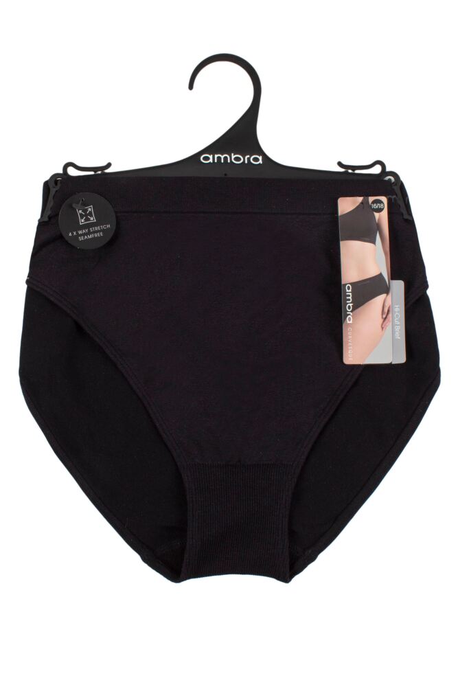 sockshop AmbraWomens Curvesque Hi Cut Brief