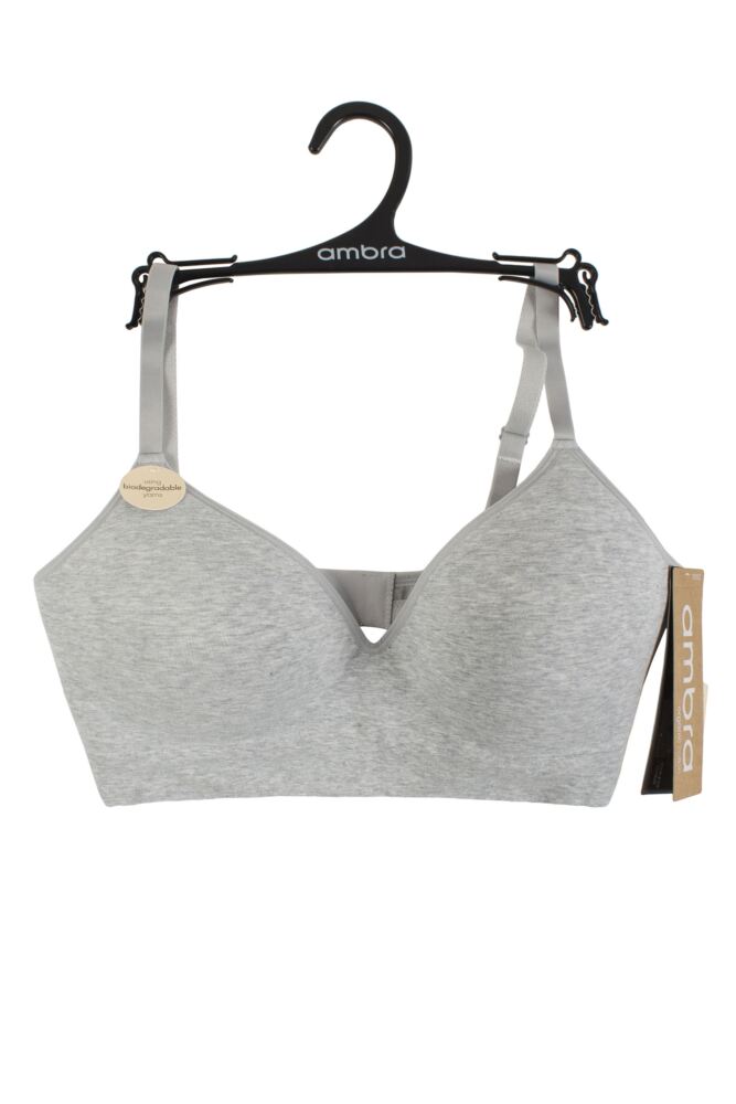 sockshop AmbraWomens Organic Cotton Wirefree Bra