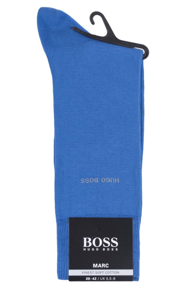 sockshop BOSSMens Combed Cotton Marc Plain Socks