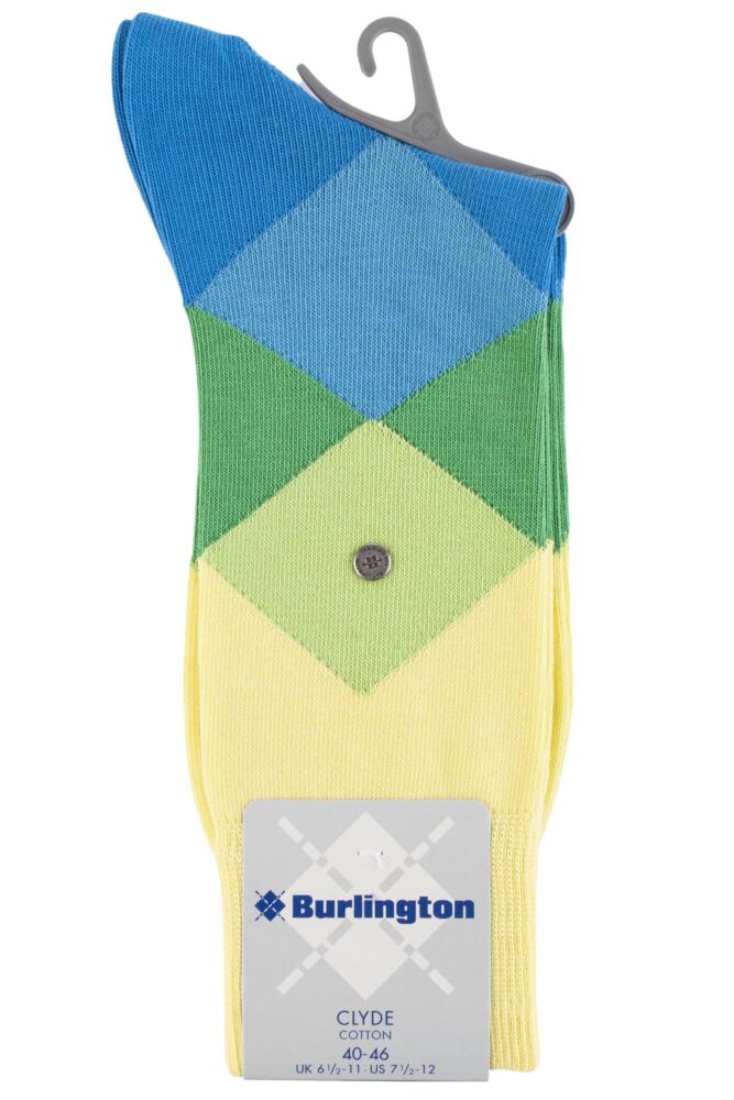 sockshop BurlingtonMens Cotton Clyde Argyle Socks