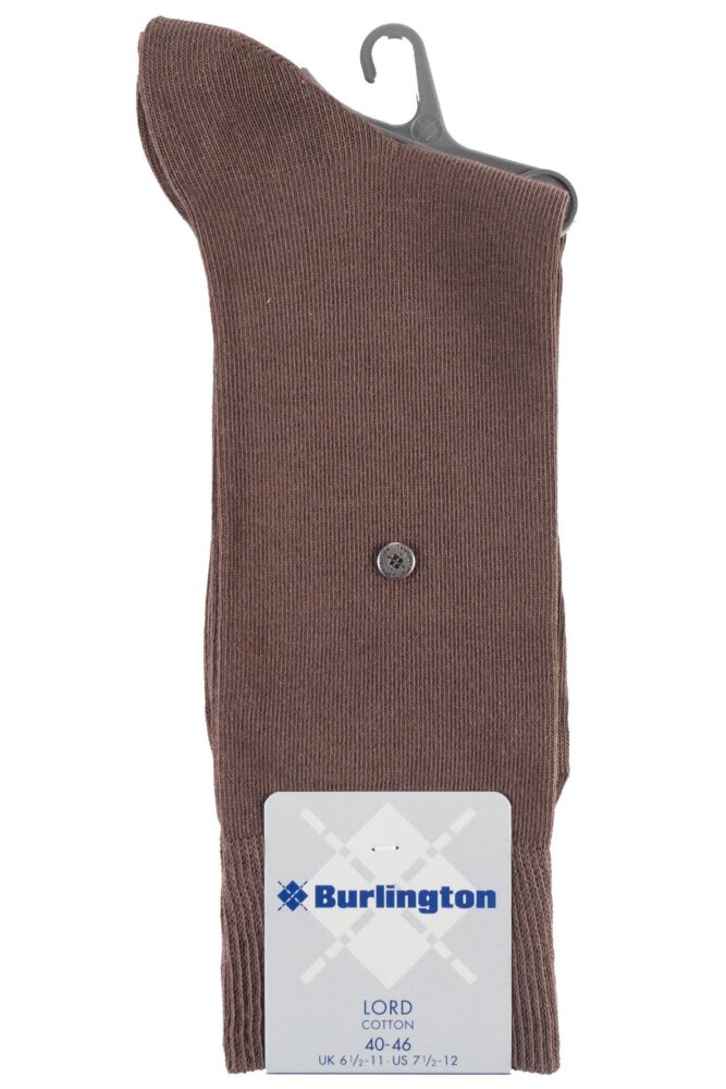 sockshop BurlingtonMens Cotton Lord Plain Socks