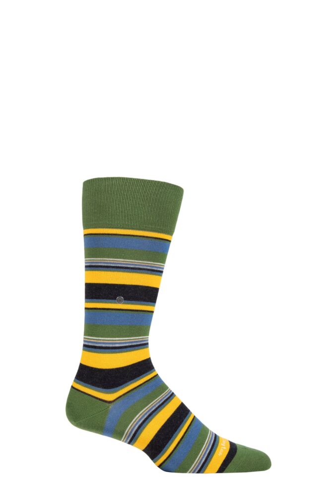 Sockshop BurlingtonMens Cotton Polo Stripe Socks