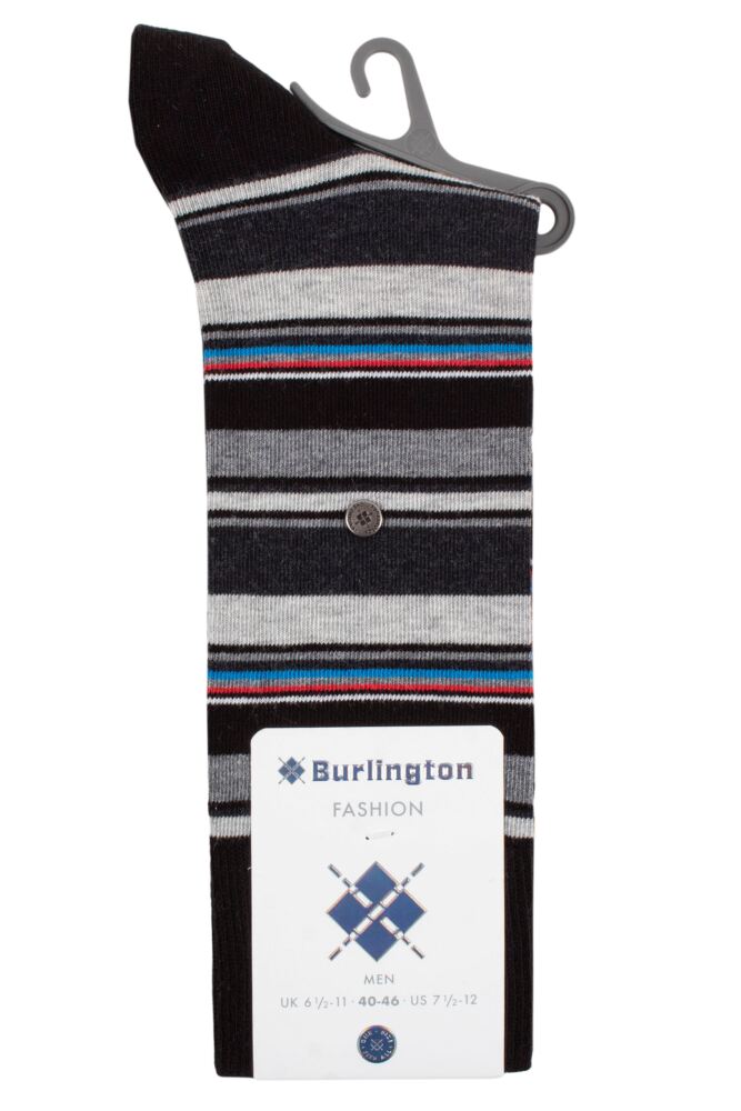 sockshop BurlingtonMens Cotton Polo Stripe Socks