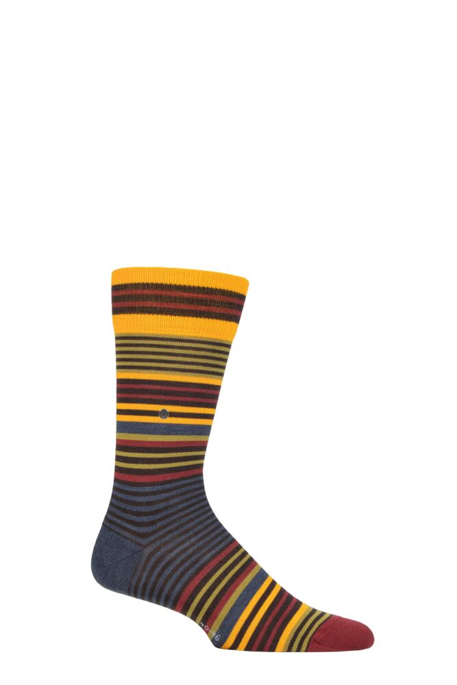 Sockshop BurlingtonMens Virgin Wool Stripe Socks