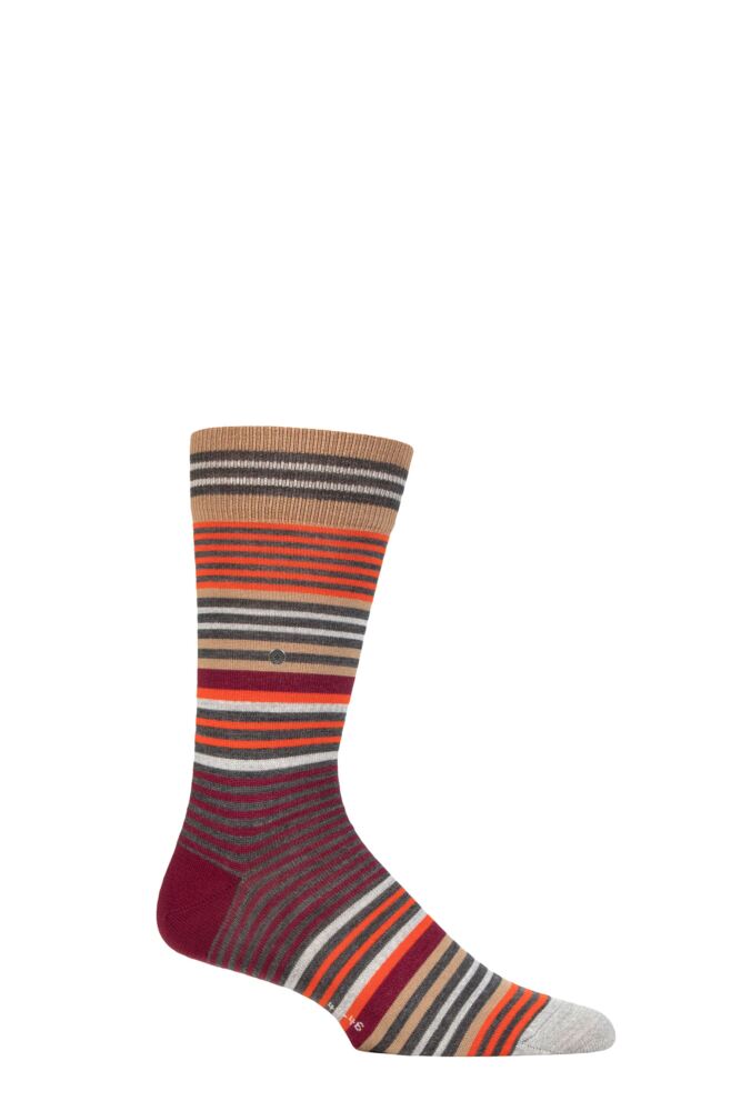 Sockshop BurlingtonMens Virgin Wool Stripe Socks
