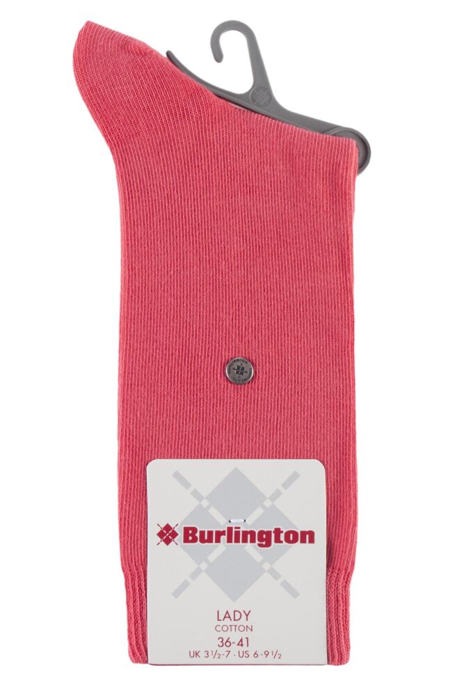 sockshop BurlingtonWomens Cotton Lady Plain Socks