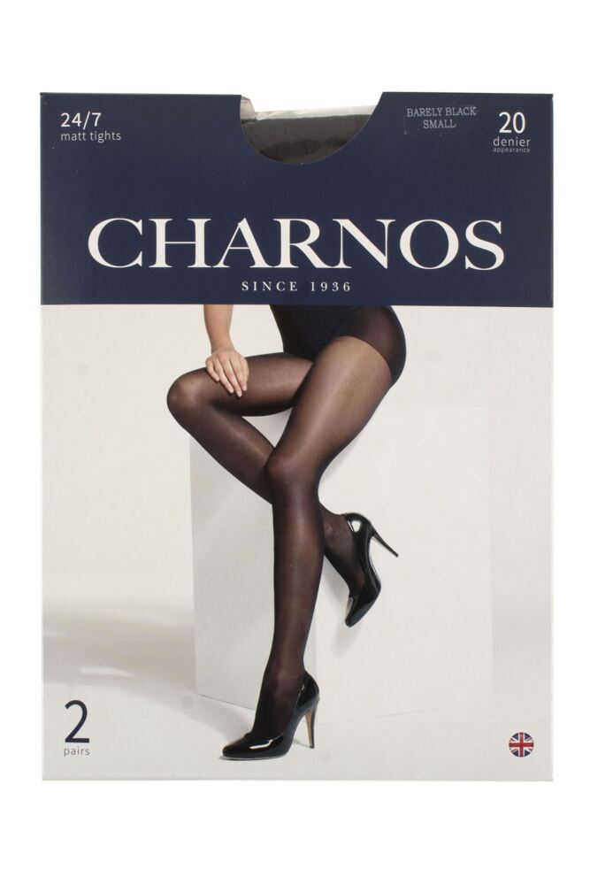 sockshop CharnosWomens 20 Denier Tights 2-Pair