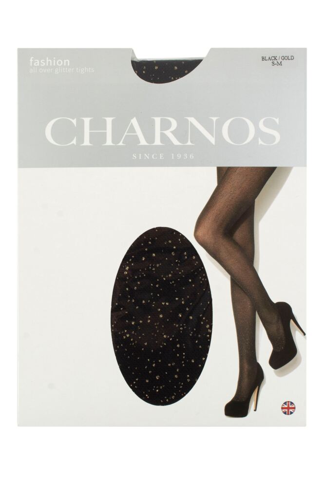 sockshop CharnosWomens All Over Glitter Tights