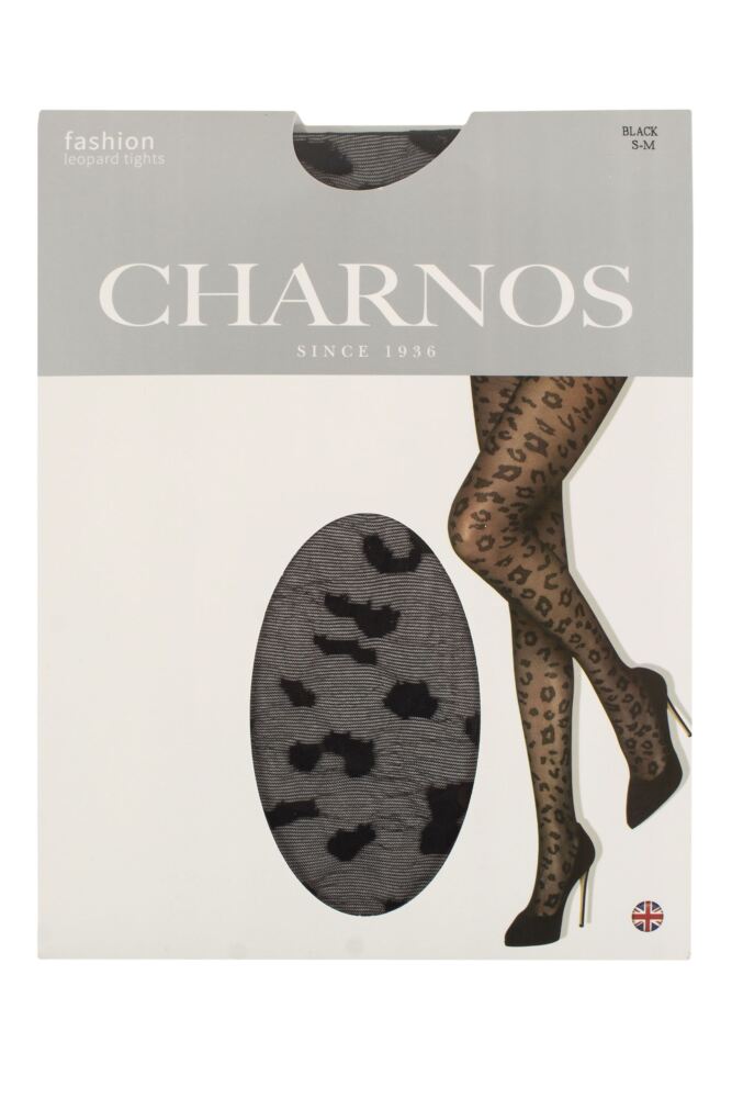 sockshop CharnosWomens Leopard Print Tights