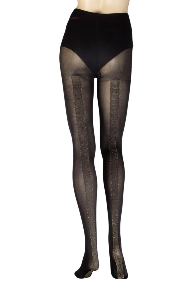 Sockshop CharnosWomens Lurex Backseam Tights